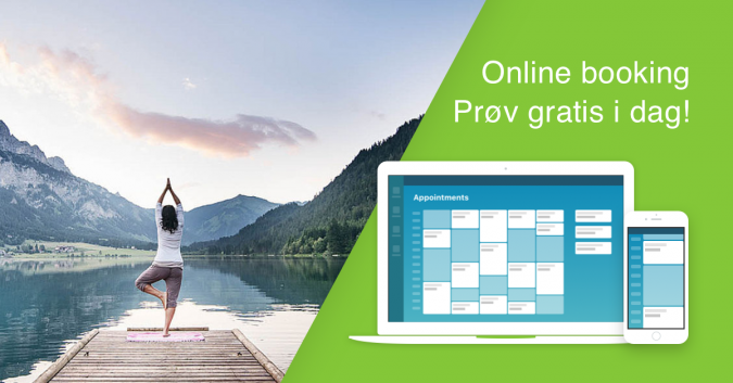 Prøv vår Online Booking 24/7 gratis idag!