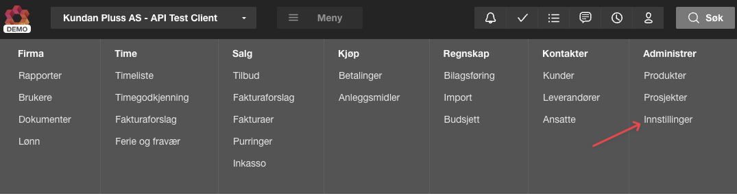 Logg deg inn på PowerOffice