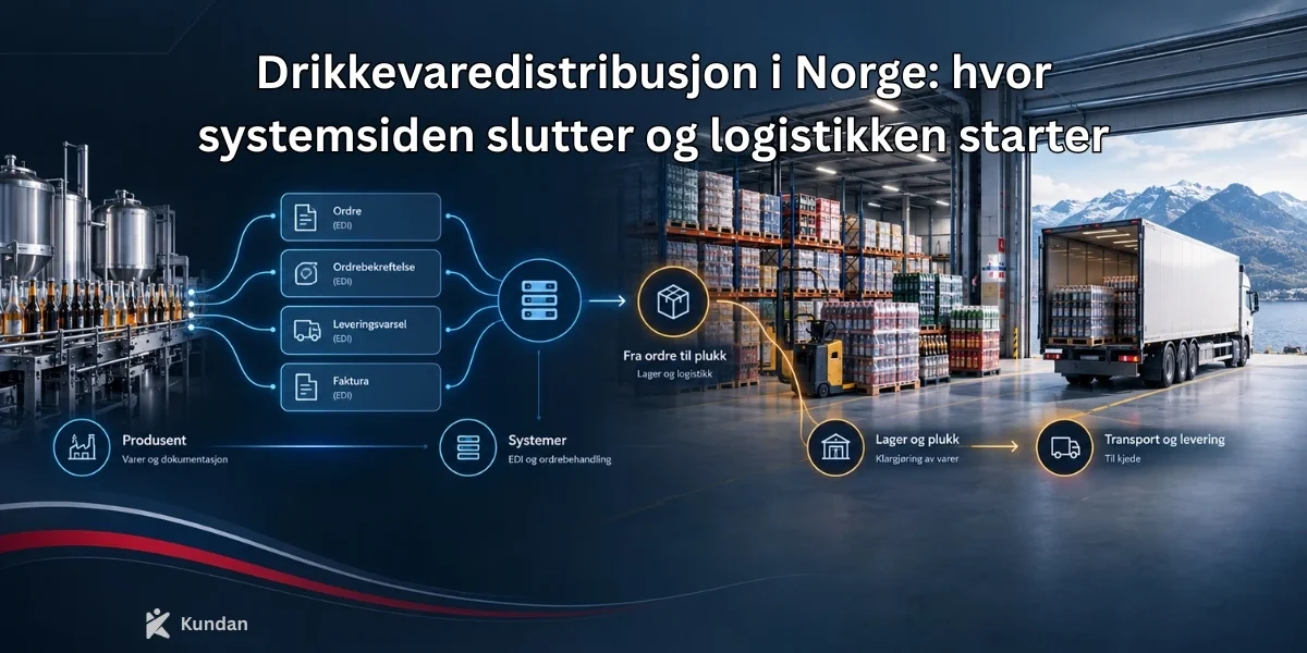 Drikkevaredistribusjon i Norge: hvor systemsiden slutter og logistikken starter