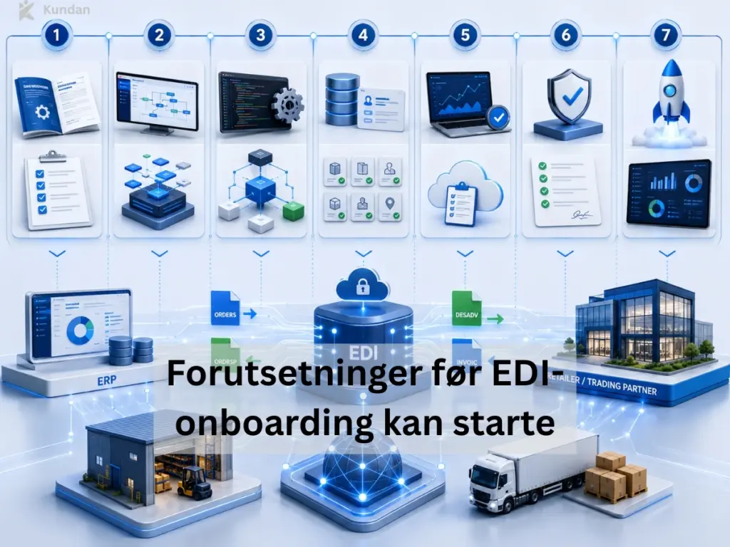 Forutsetninger før EDI-onboarding kan starte