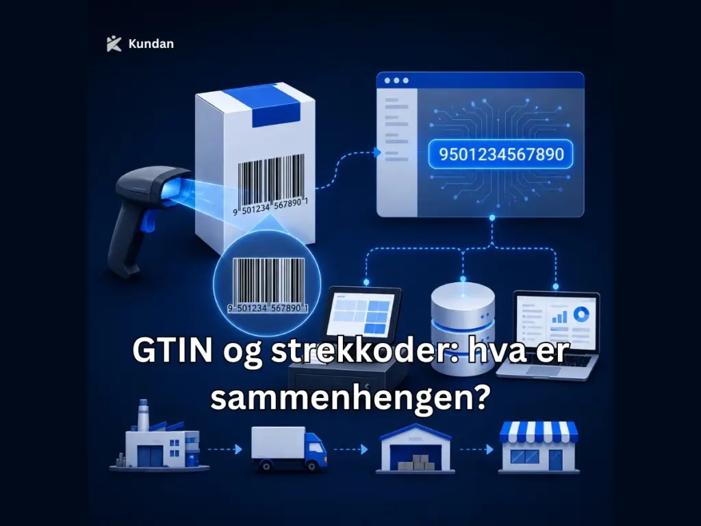 GTIN og strekkoder: hva er sammenhengen?