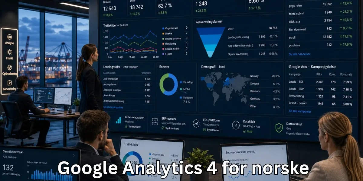 Google Analytics 4 for norske bedrifter — en praktisk introduksjon