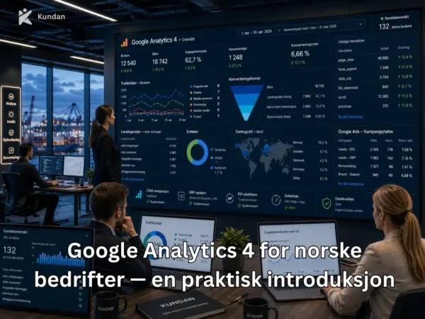 Google Analytics 4 for norske bedrifter — en praktisk introduksjon