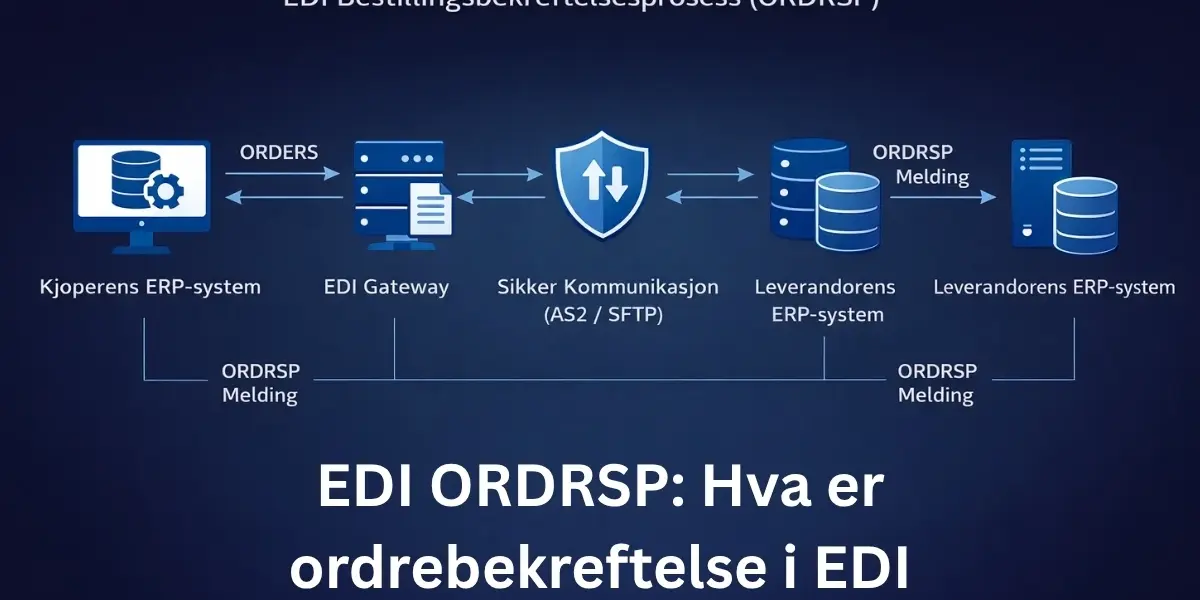 Hva er EDI ORDRSP (ordrebekreftelse)?