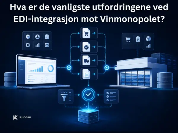 Hva er de vanligste utfordringene ved EDI-integrasjon mot Vinmonopolet?
