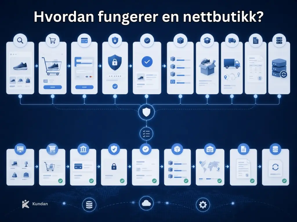Hvordan fungerer en nettbutikk?
