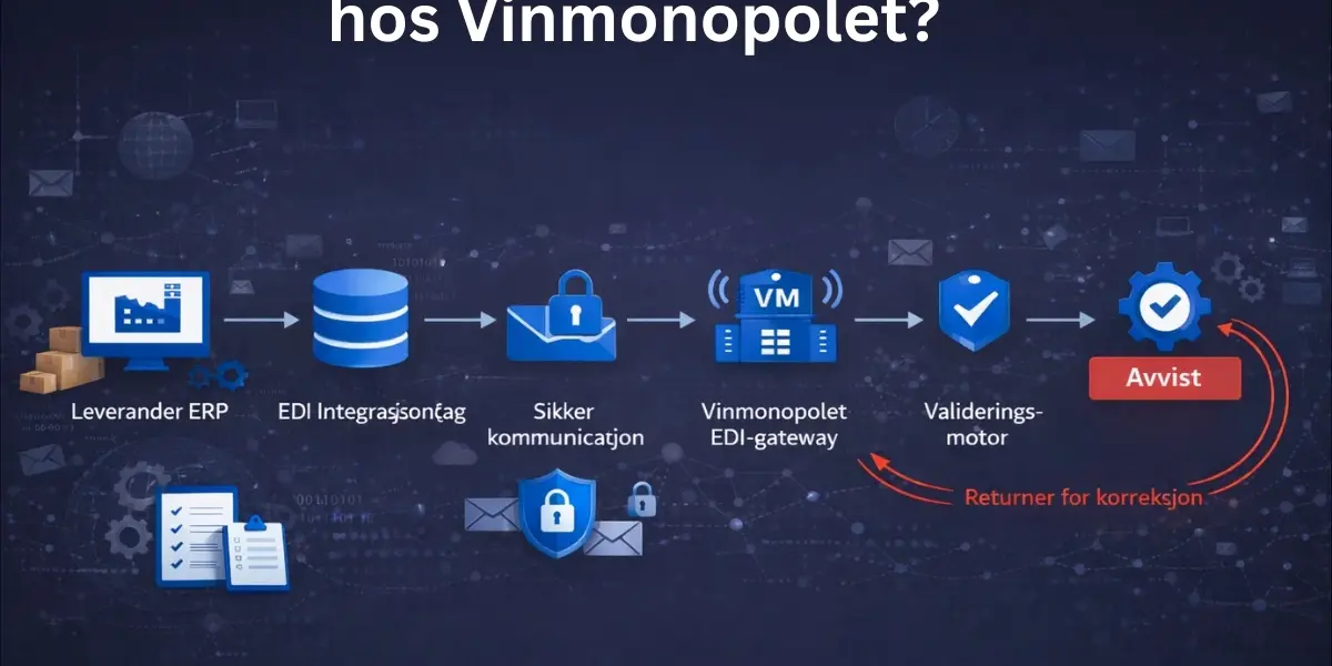 Hvordan håndteres EDI avvisning hos Vinmonopolet?
