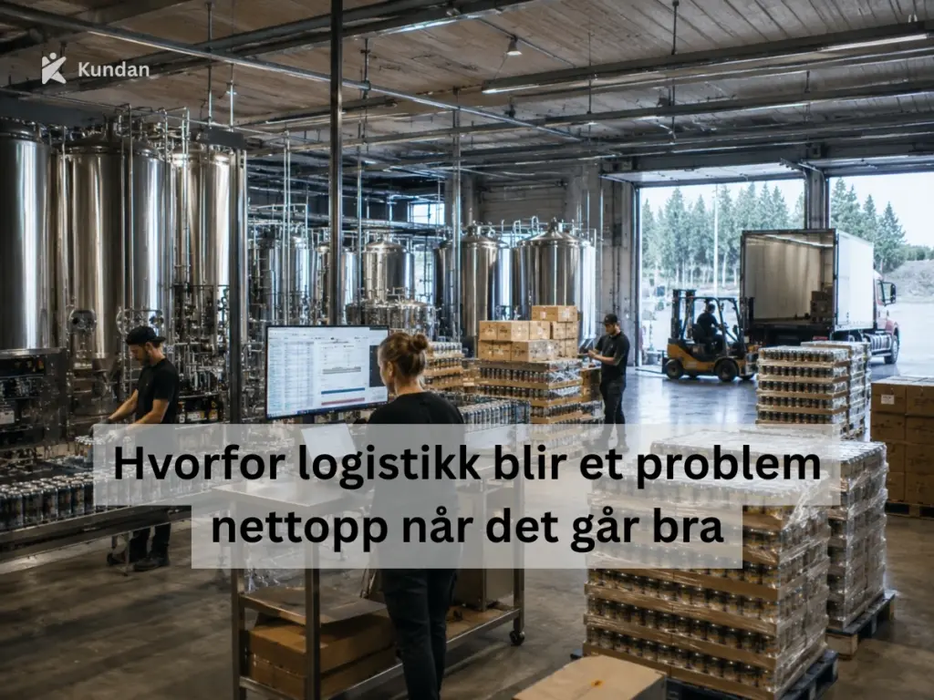 lager og logistikk for produsenter: Hvorfor logistikk blir et problem nettopp når det går bra