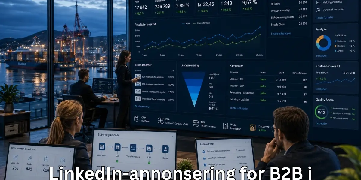 LinkedIn-annonsering for B2B i Norge — slik kommer du i gang