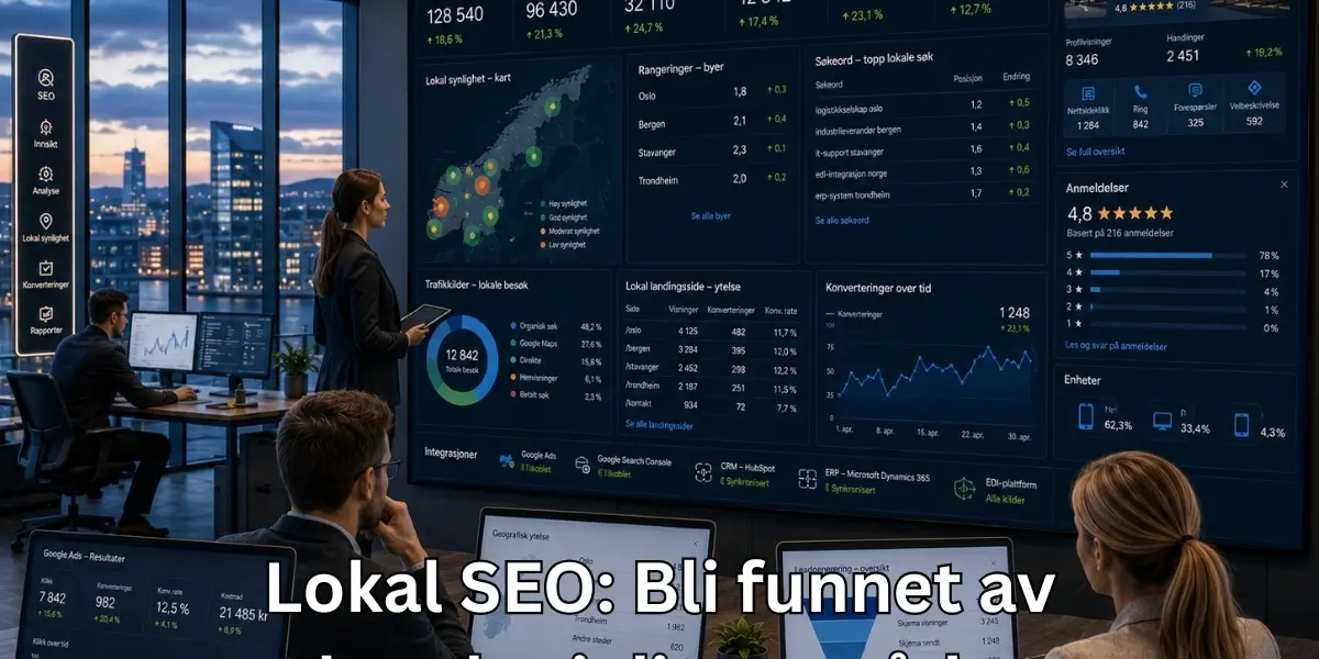 Lokal SEO: Bli funnet av kunder i ditt område