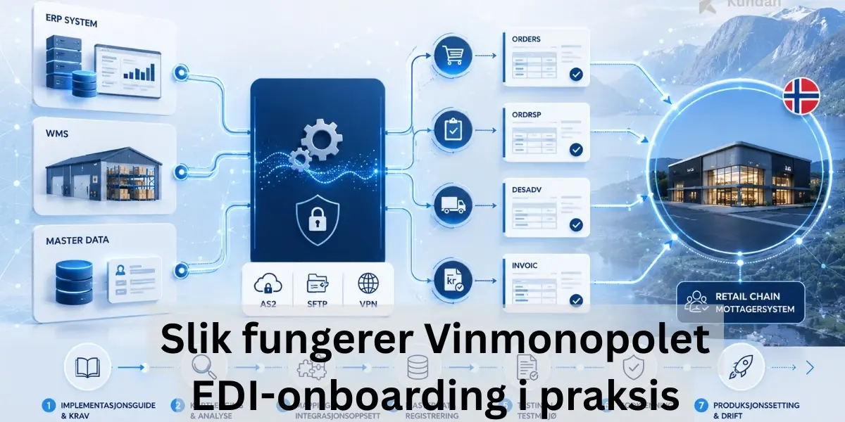 Slik fungerer Vinmonopolet EDI-onboarding i praksis