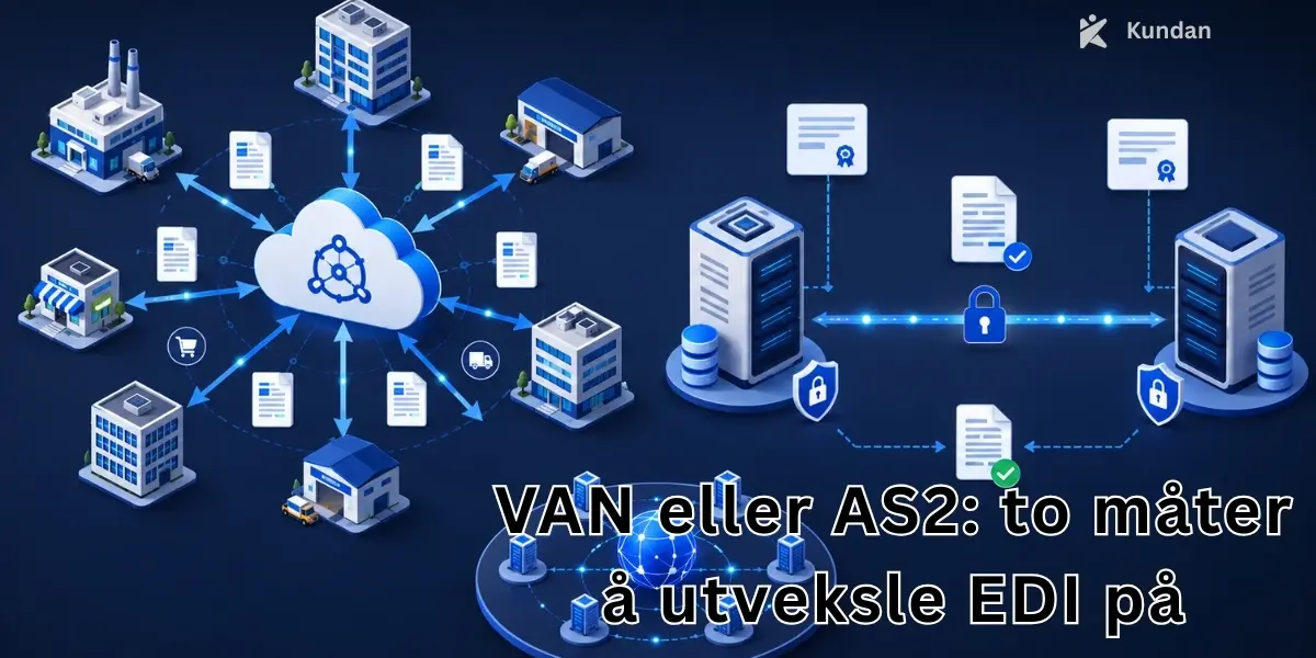 VAN eller AS2: to måter å utveksle EDI på