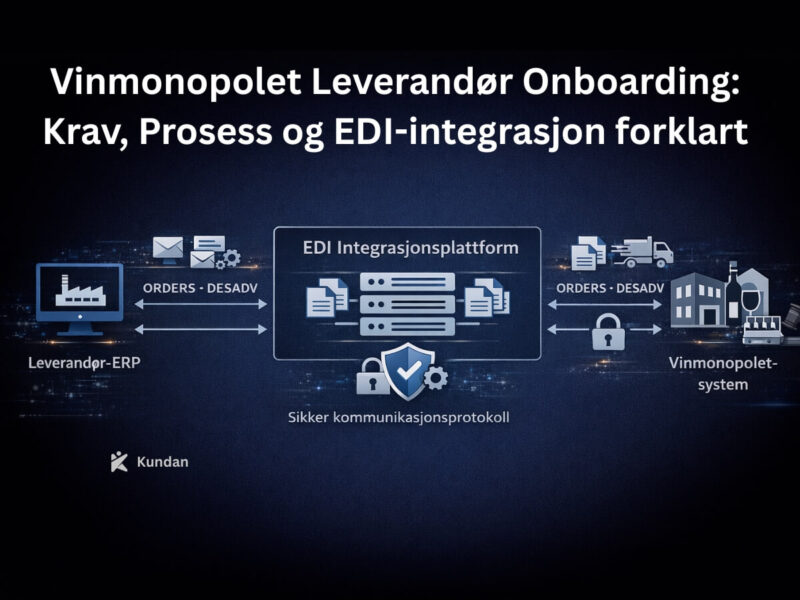 Vinmonopolet Leverandør Onboarding Krav, Prosess og EDI-integrasjon forklart